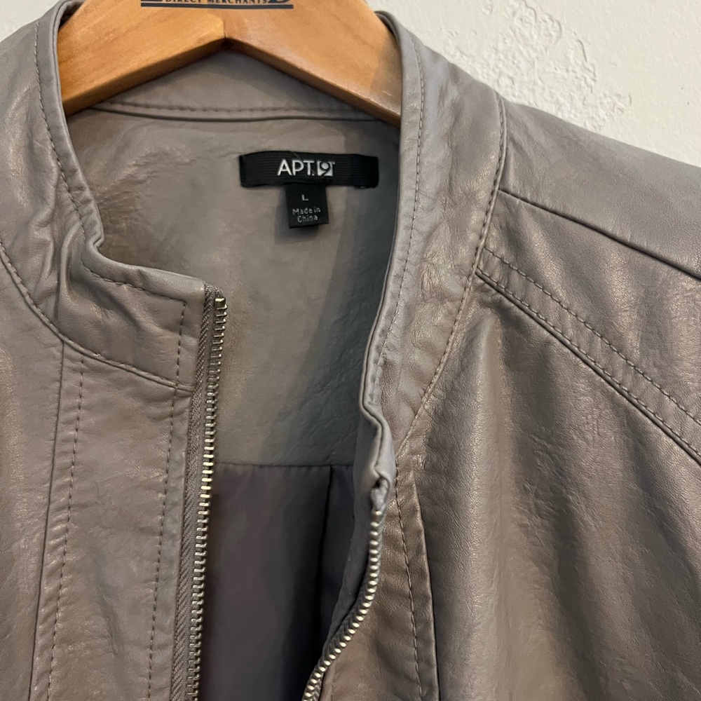 Gray Leather Jacket - image 3